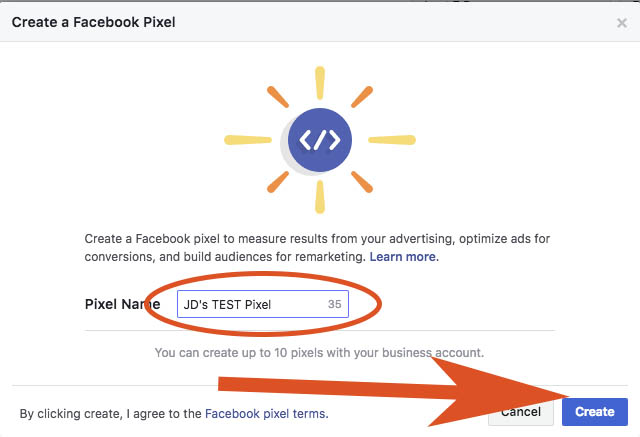 How To Guide Creating And Installing Your Facebook Tracking Pixel Juice Digital